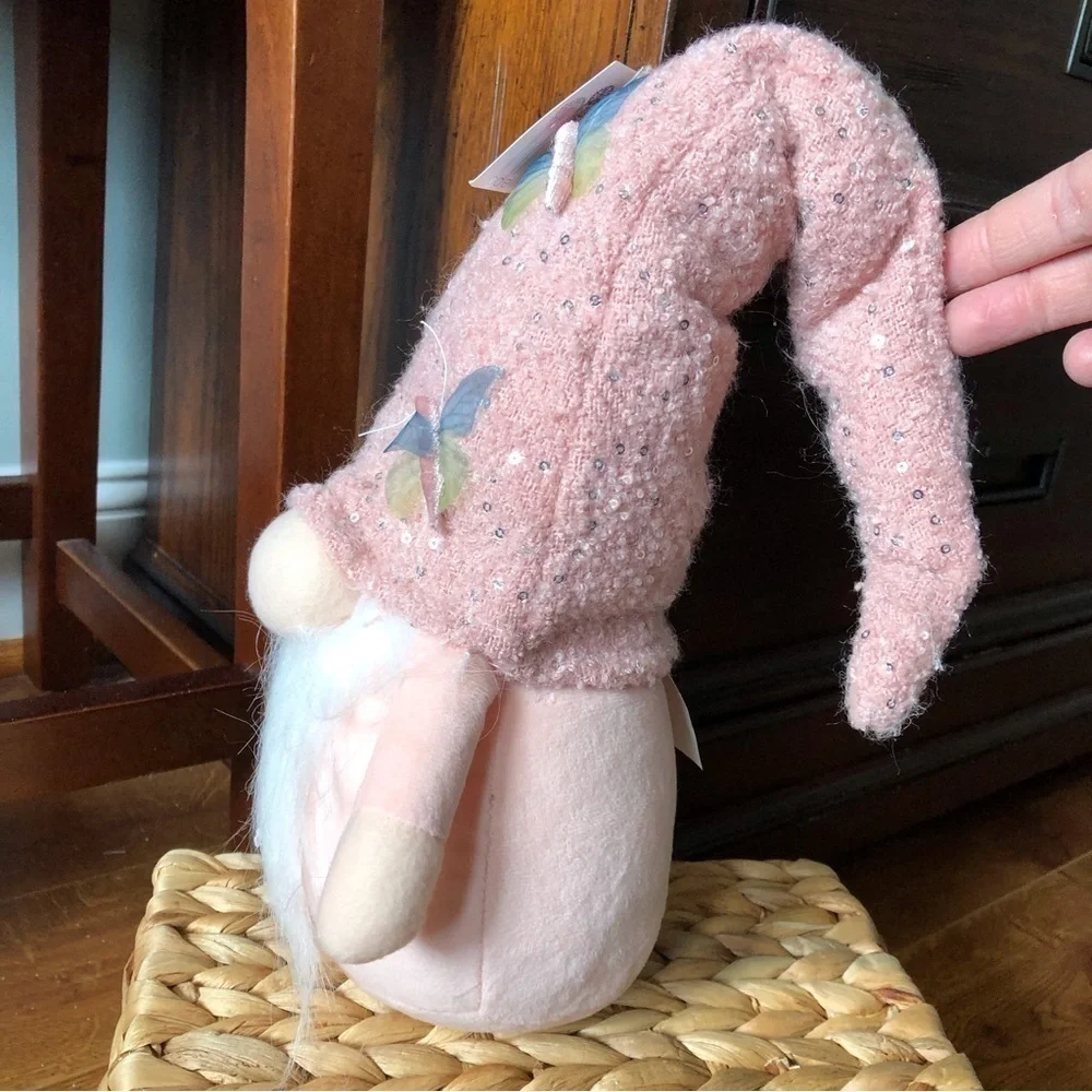 Spring Gnome with butterfly hat